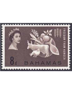 BAHAMAS 1963 Campagna contro la fame MNH**