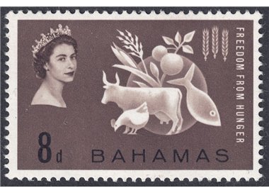 BAHAMAS 1963 Campaign Against Hunger MNH**