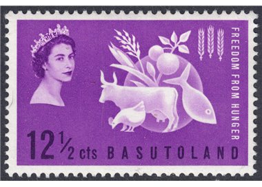 BASUTOLAND 1963 Campaign Against Hunger MNH**
