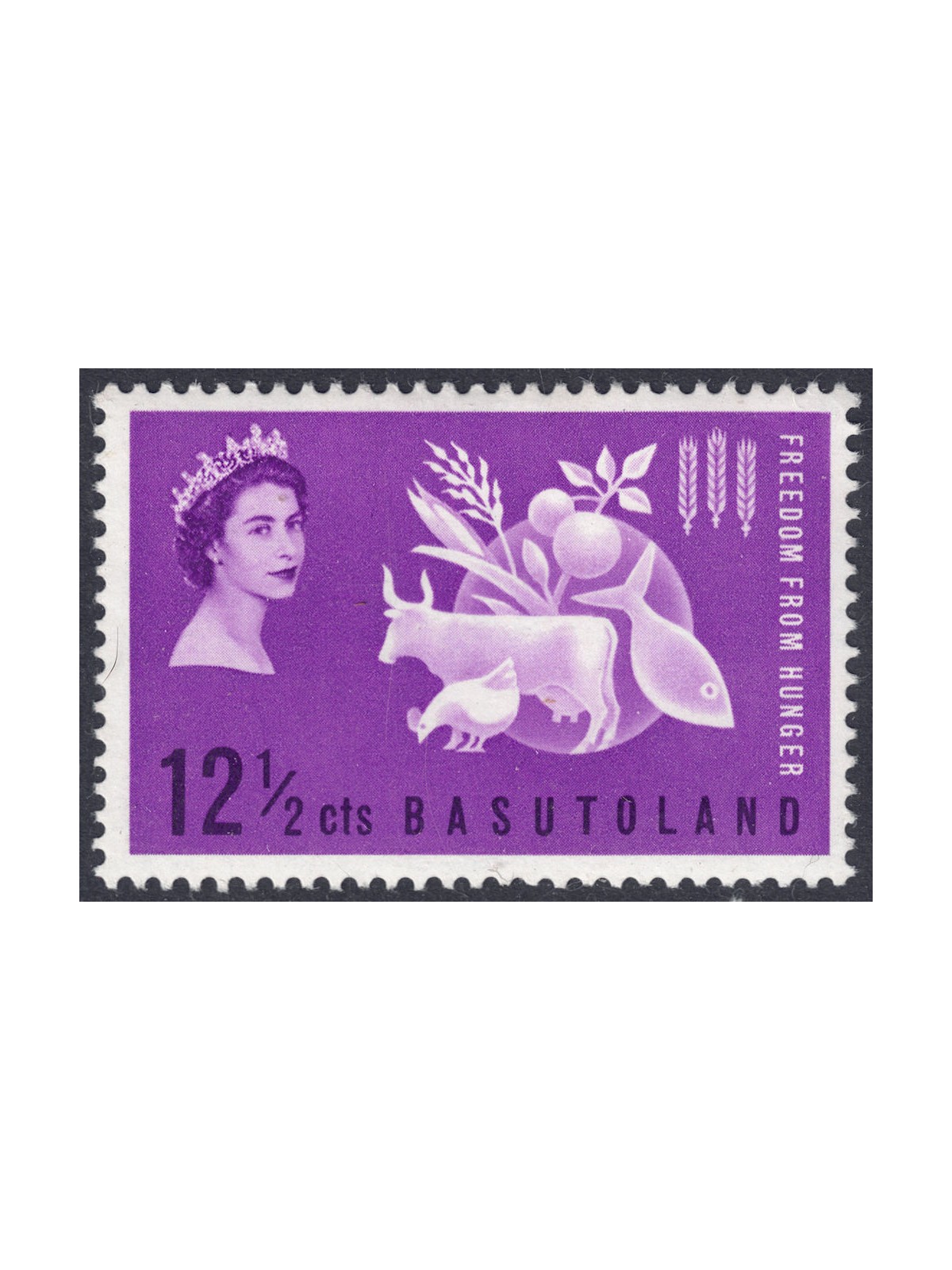 BASUTOLAND 1963 Campagna contro la fame MNH**