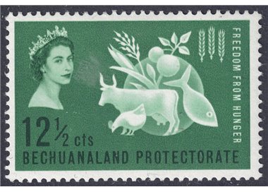 BECHUANALAND 1963 Campaign Against Hunger MNH**