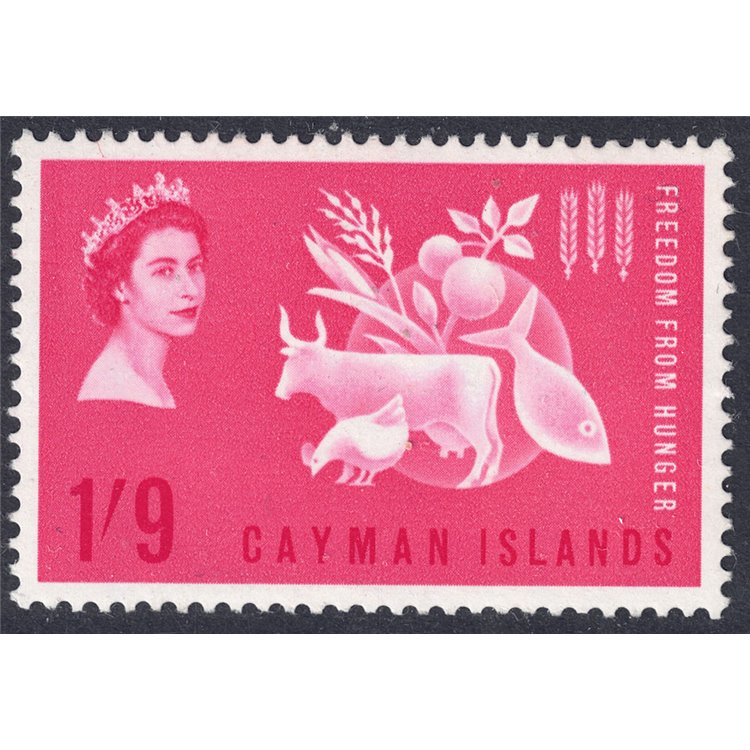 CAYMAN 1963 Campaign against hunger MNH**