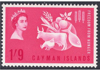 CAYMAN 1963 Campagna contro la fame MNH**