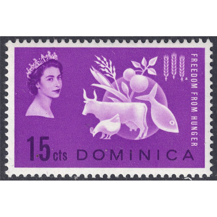 DOMINICA 1963 Campaign against hunger MNH**