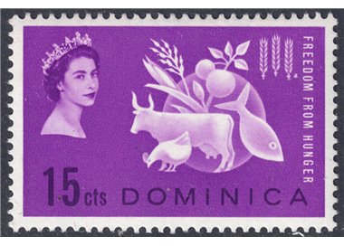 DOMINICA 1963 Campaign against hunger MNH**