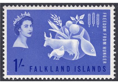 FALKLAND 1963 Campaign Against Hunger MNH**