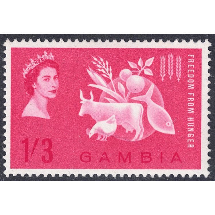 GAMBIA 1963 Campaign against hunger MNH**