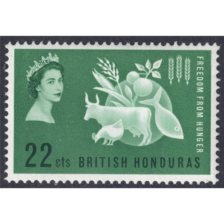 BRITISH HONDURAS 1963 Campaign Against Hunger MNH**