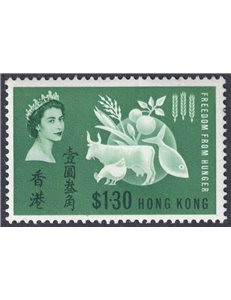 HONG KONG 1963 Campaign against hunger MNH**