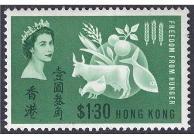 HONG KONG 1963 Campaign against hunger MNH**