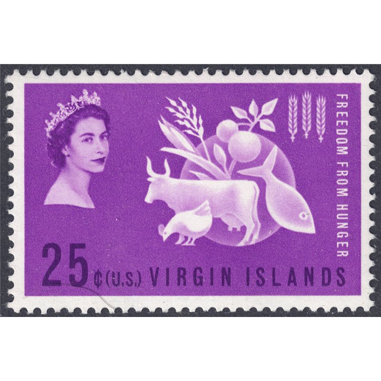 VIRGIN ISLANDS 1963 Campaign Against Hunger MNH**