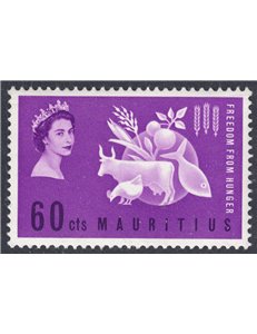 MAURITIUS 1963 Campagna contro la fame MNH**