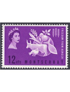 MONTSERRAT 1963 Campaign against hunger MNH**