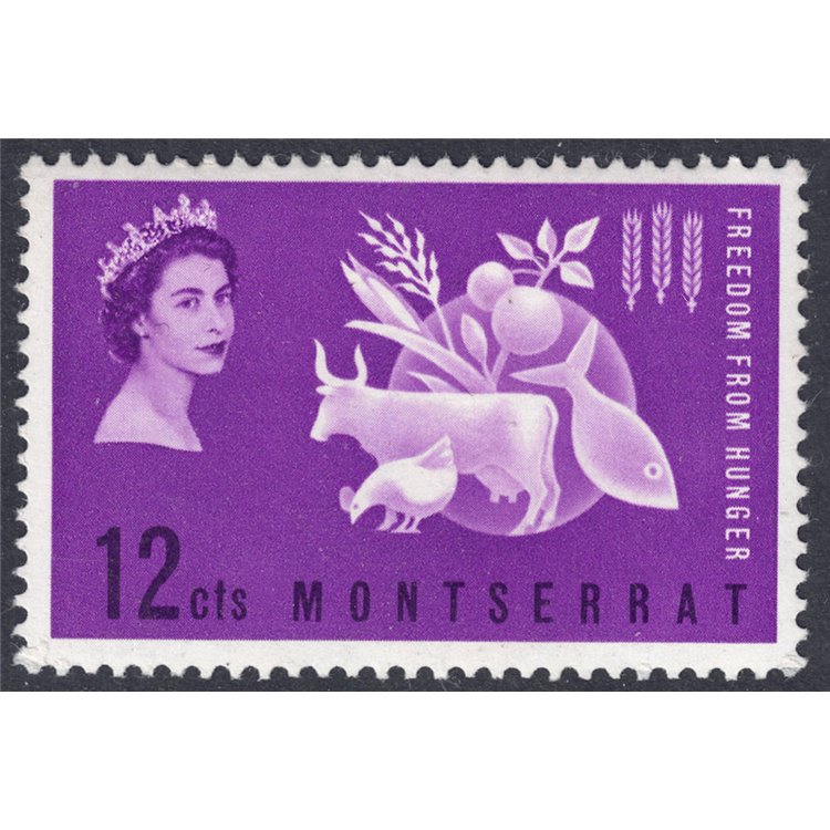 MONTSERRAT 1963 Campaign against hunger MNH**