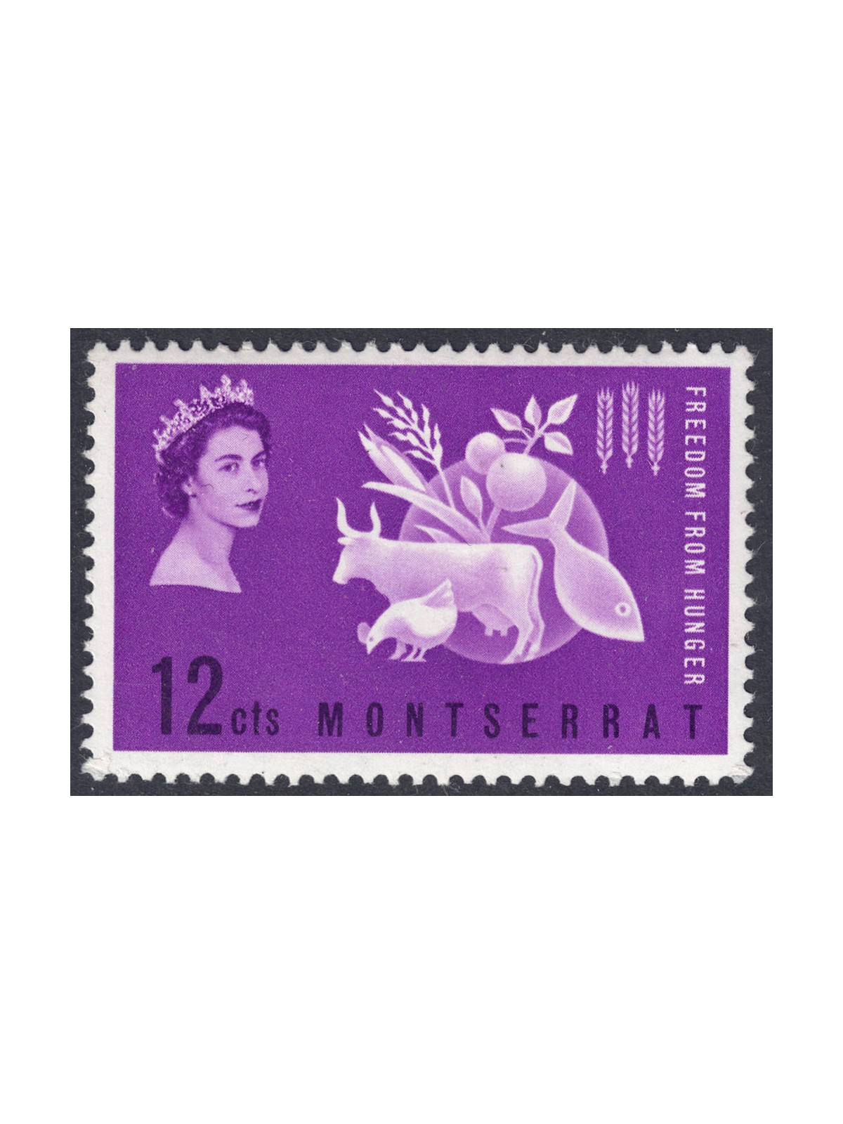 MONTSERRAT 1963 Campagna contro la fame MNH**