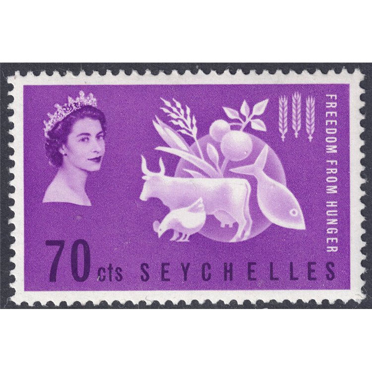 SEYCHELLES 1963 Campagna contro la fame MNH**