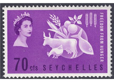 SEYCHELLES 1963 Campagna contro la fame MNH**