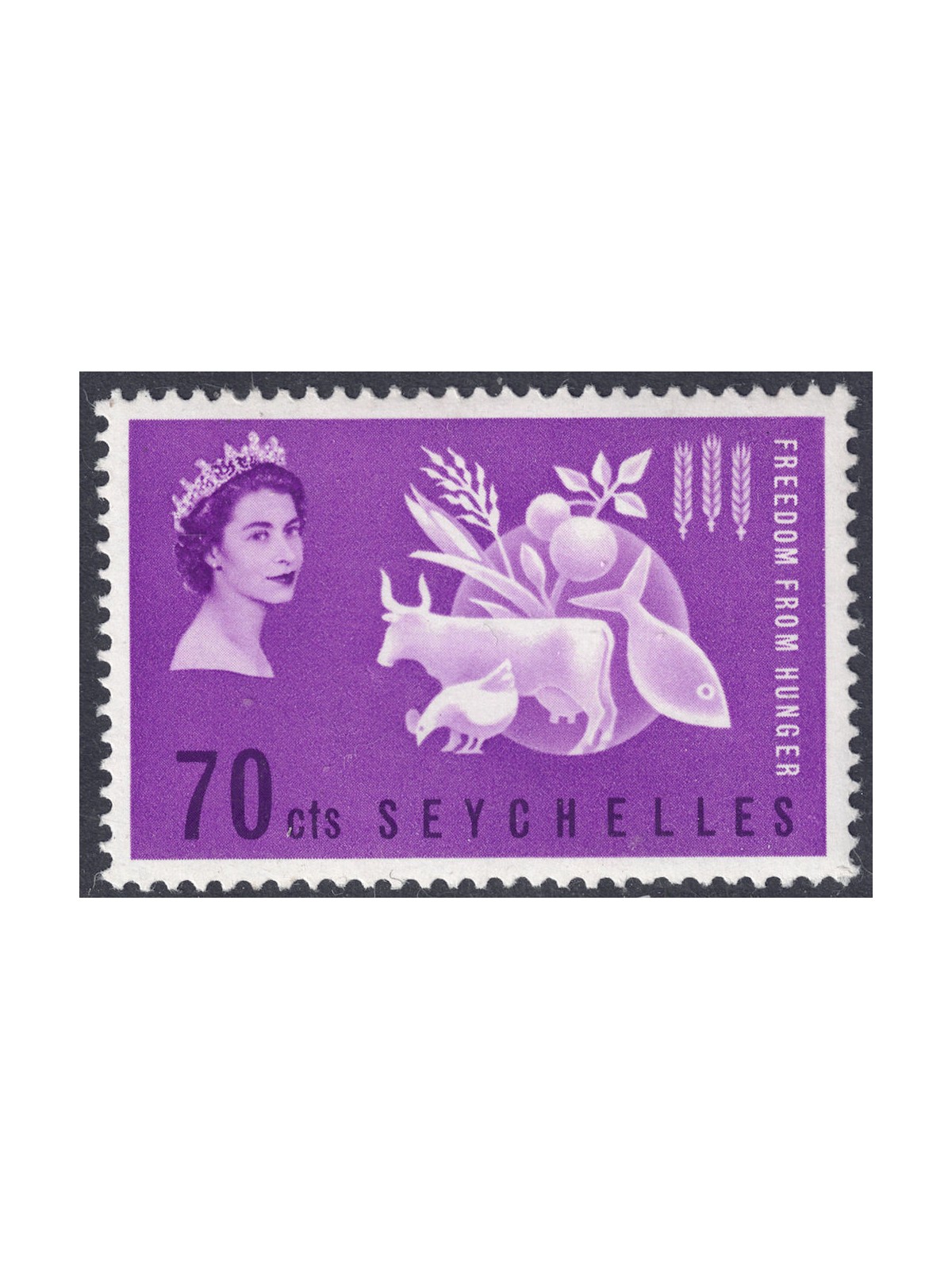 SEYCHELLES 1963 Campagna contro la fame MNH**