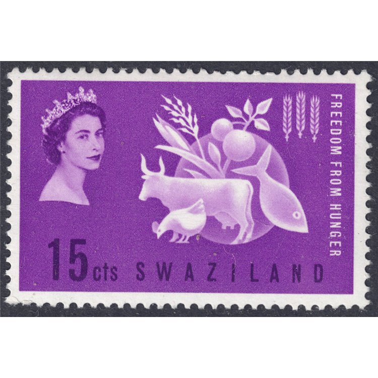 SWAZILAND 1963 Campaign against hunger MNH**