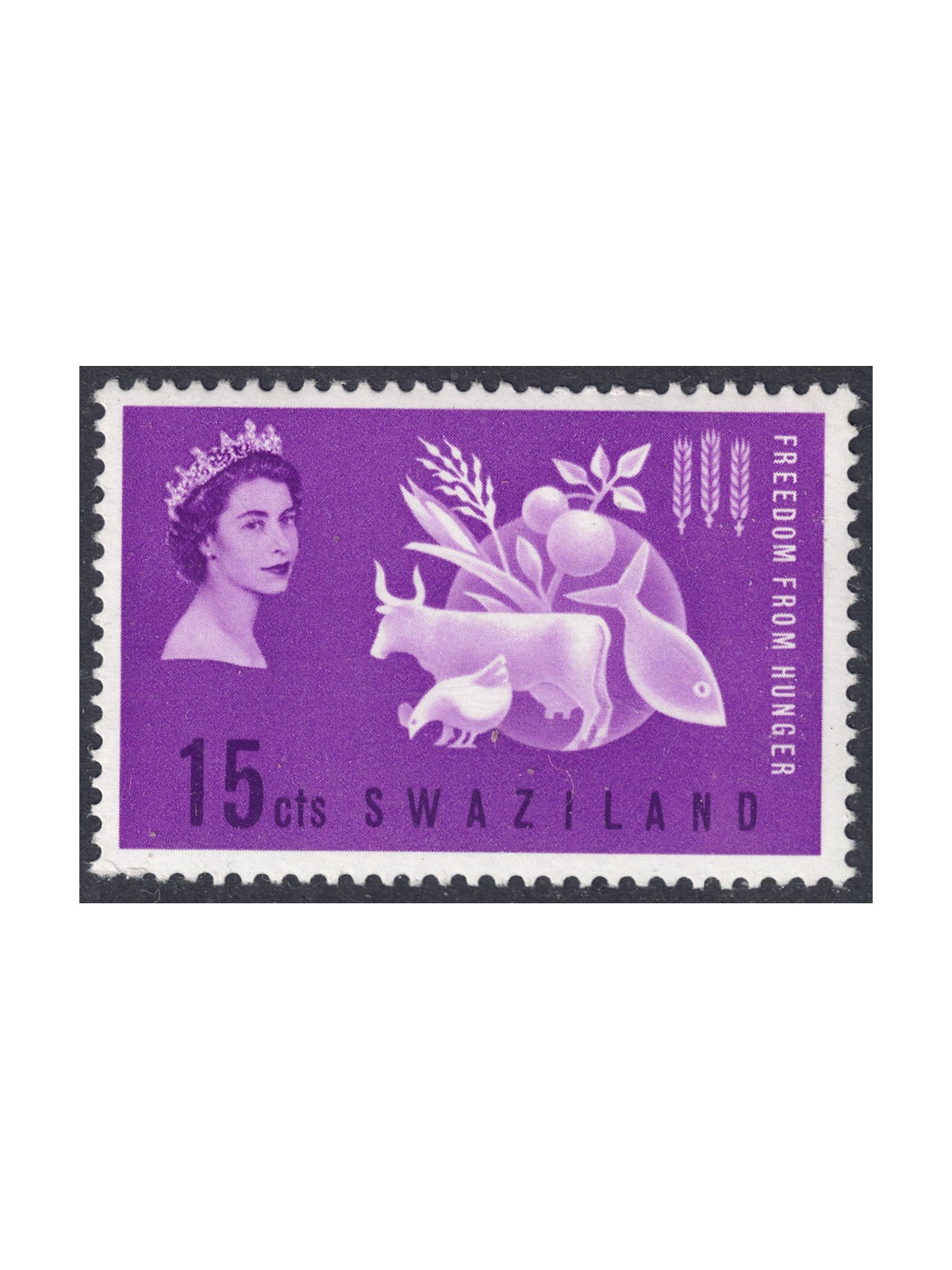 SWAZILAND 1963 Campaign against hunger MNH**