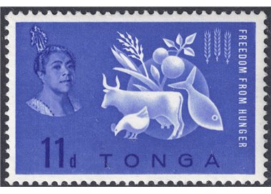 TONGA 1963 Campaign against hunger MNH**