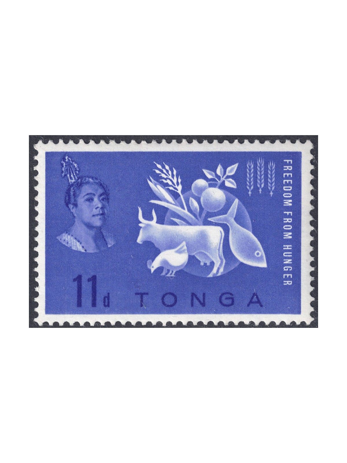 TONGA 1963 Campagna contro la fame MNH**