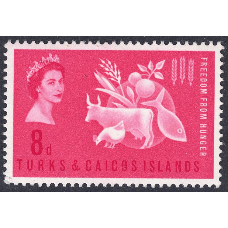 TURKS AND CAICOS 1963 Campaign Against Hunger MNH**