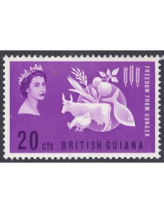 GUYANA 1963 Campagna contro la fame MNH**