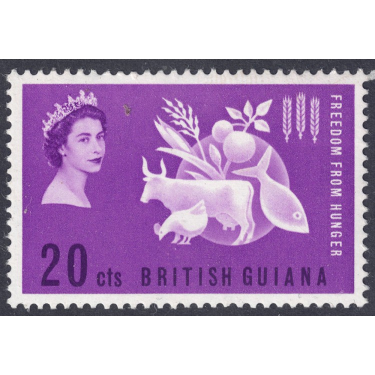 GUYANA 1963 Campagna contro la fame MNH**