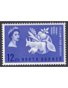 NORTH BORNEO 1963 Campaign Against Hunger MNH**
