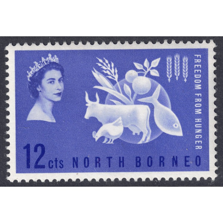 NORTH BORNEO 1963 Campaign Against Hunger MNH**