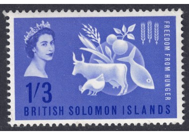 SOLOMON 1963 Campagna contro la fame MNH**