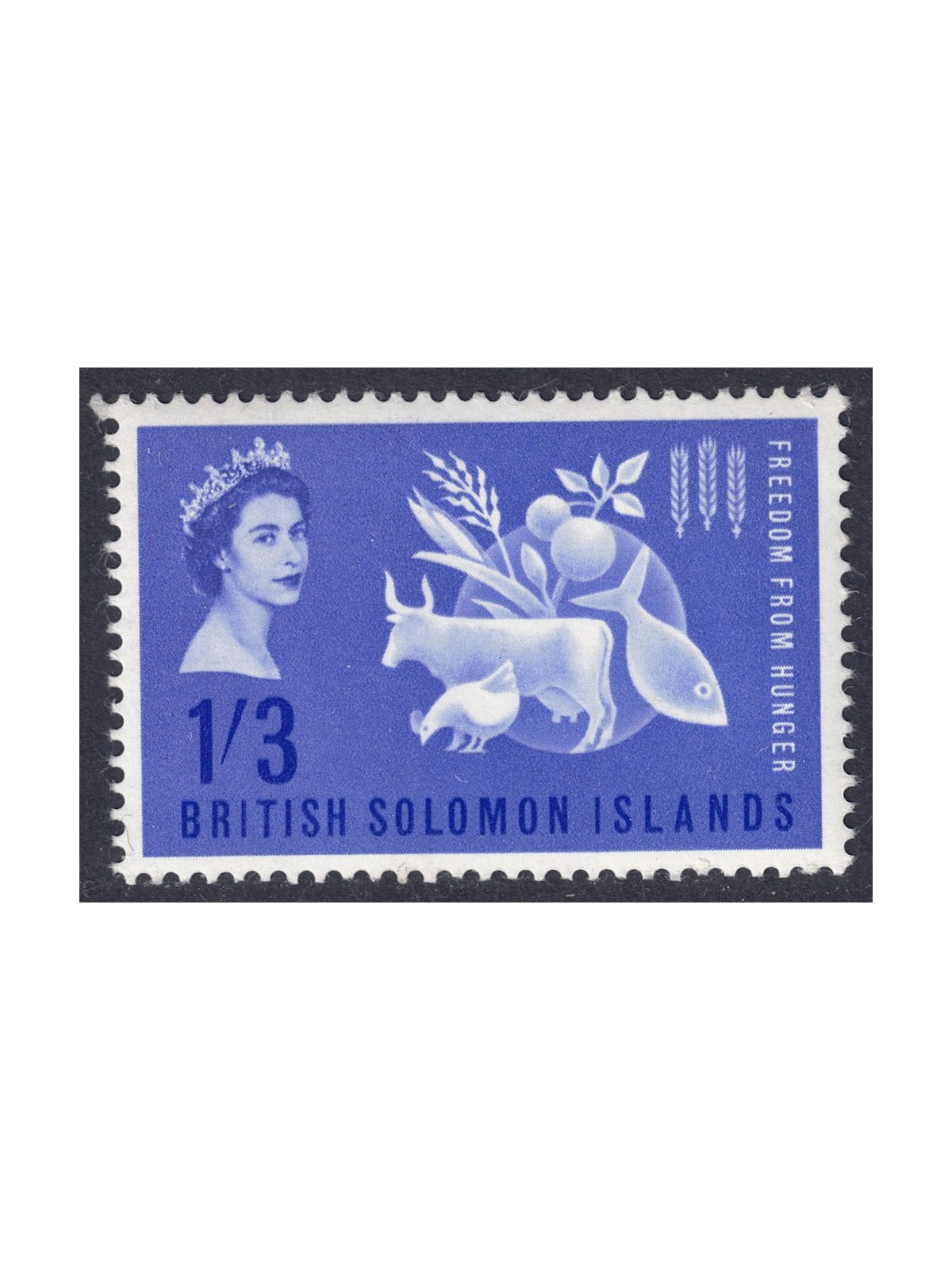 SOLOMON 1963 Campaign Against Hunger MNH**