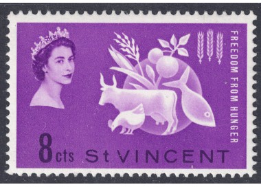 ST. VINCENT 1963 Campagna contro la fame MNH**