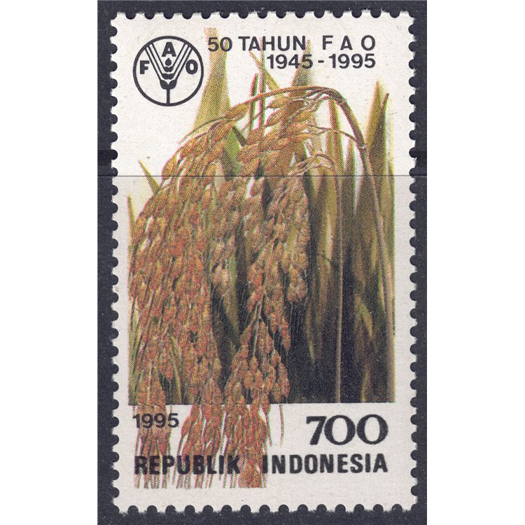 INDONESIA 1995 Anniversary FAO MNH**