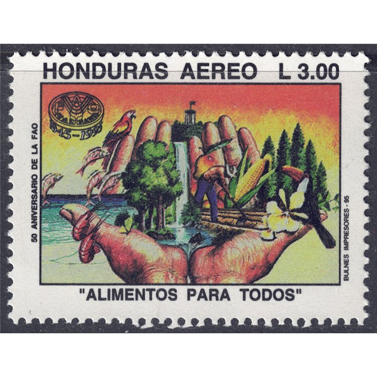 HONDURAS 1995 Anniversario FAO MNH**