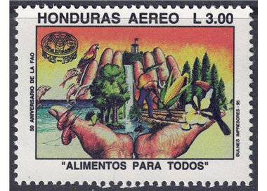 HONDURAS 1995 Anniversario FAO MNH**