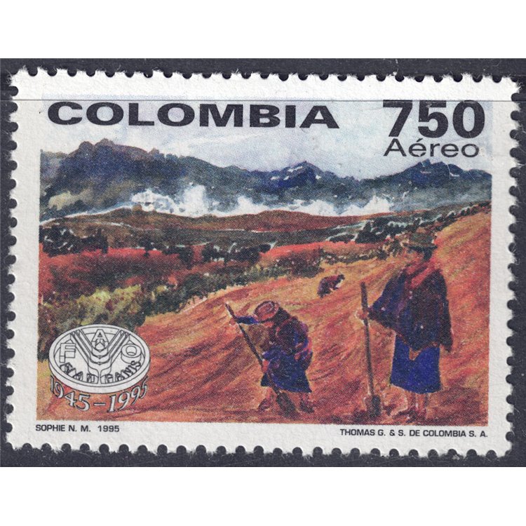 COLOMBIA 1995 Anniversary FAO MNH**
