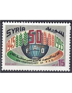 SYRIA 1995 Anniversary FAO MNH**