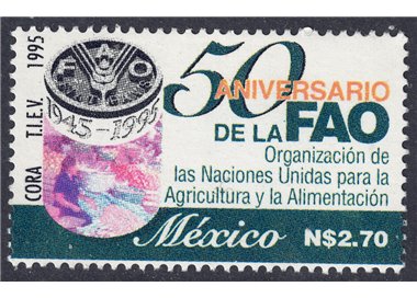 MESSICO 1995 Anniversario FAO MNH**