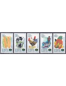 KENYA 1995 Anniversary FAO 5v MNH**