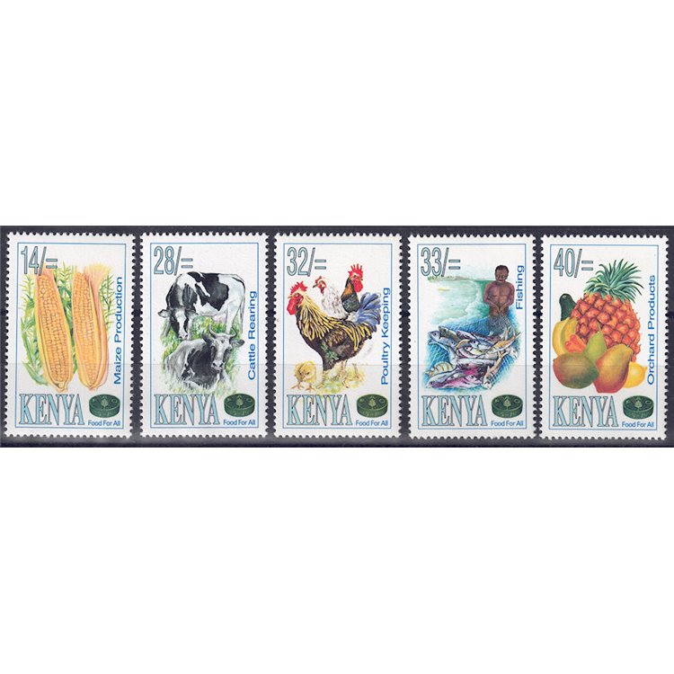 KENYA 1995 Anniversary FAO 5v MNH**