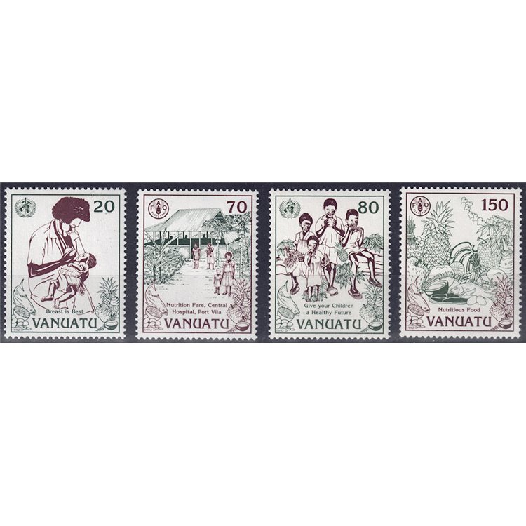 VANUATU 1992 World Food Day 4v MNH**