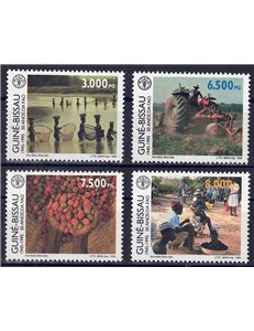 GUINEA BISSAU 1995 Anniversario FAO 4v MNH**