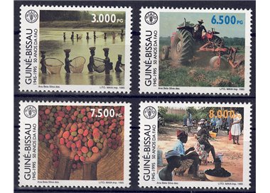 GUINEA BISSAU 1995 FAO Anniversary 4v MNH**
