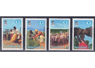 SWAZILAND 1995 Anniversario FAO 4v MNH**