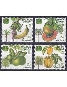 SOLOMON 1995 Anniversario FAO 4v MNH**