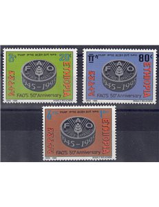 ETIOPIA 1995 Anniversario FAO 3v MNH**