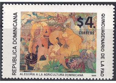 REPUBBLICA DOMINICANA 1995 Anniversario FAO MNH**