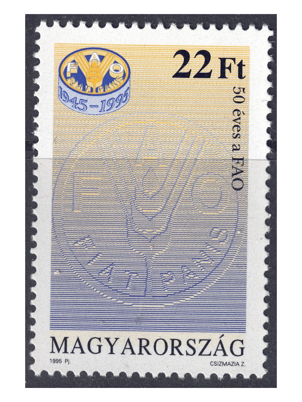 HUNGARY 1995 FAO Anniversary MNH**